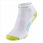 Babolat Padel Quarter Socks White / Sulphur Spring